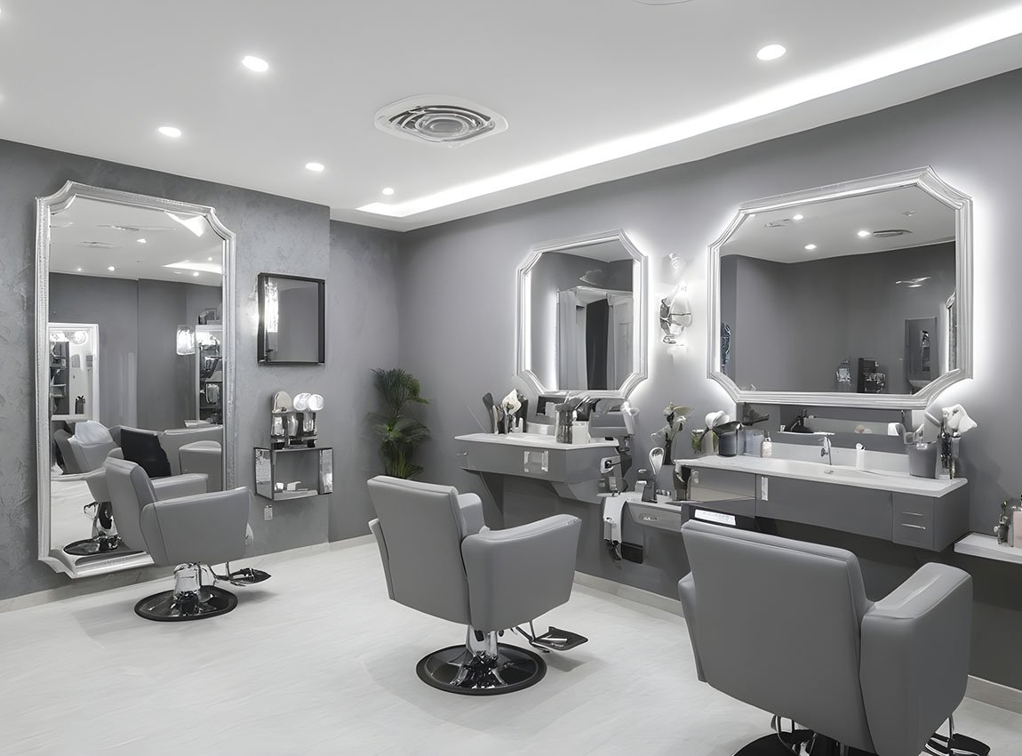 salon interior design dubai 2026 - hair studios